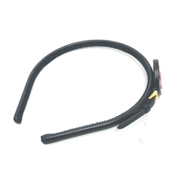 PRADA 7WN Witch motif hair accessory, small item, headband, leather, women's, - Picture 1 of 10